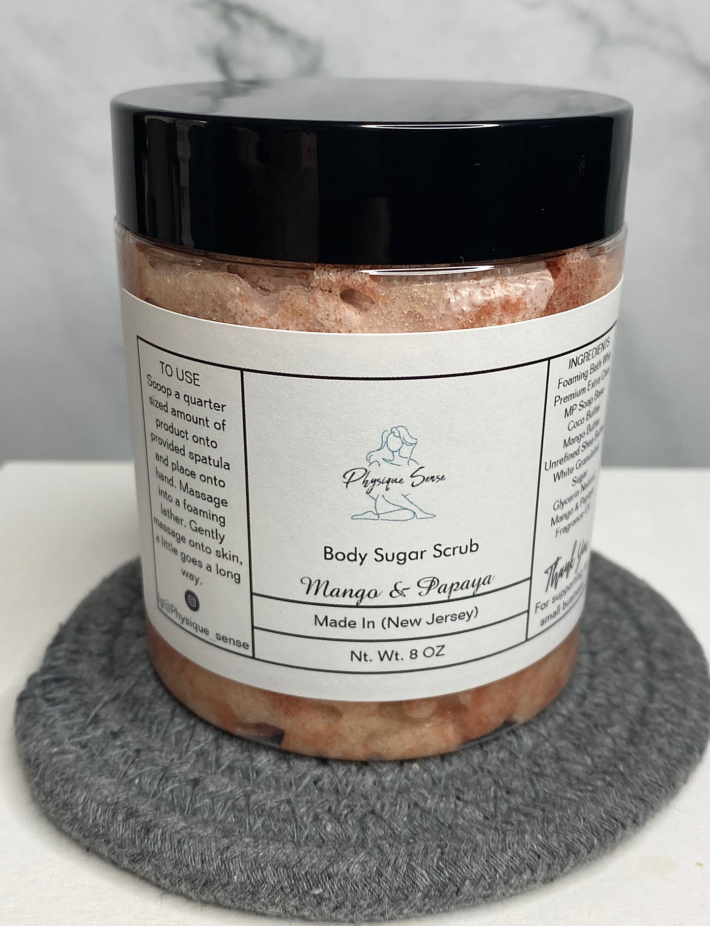 Mango Papaya Body Sugar Scrub