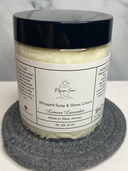 Lemon Lavender Whipped Body Soap